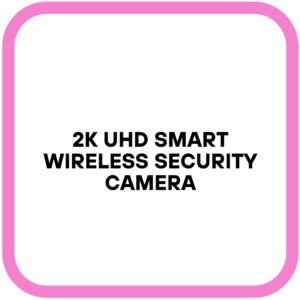 2K UHD Smart Wireless Security Camera