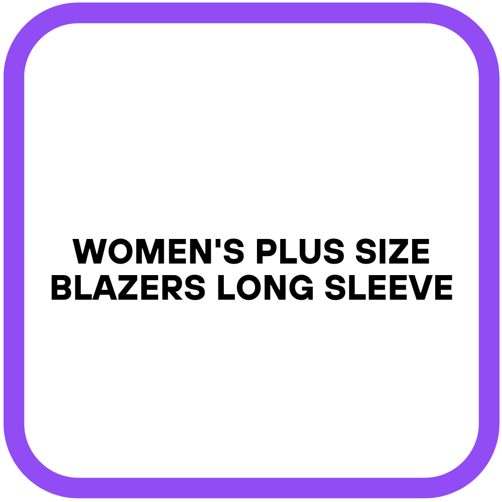Women's Plus Size Blazers Long Sleeve