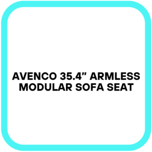 Avenco 35.4” Armless Modular Sofa Seat