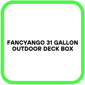 Fancyango 31 Gallon Outdoor Deck Box
