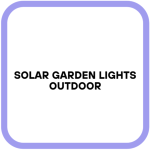 Solar Garden Lights Outdoor