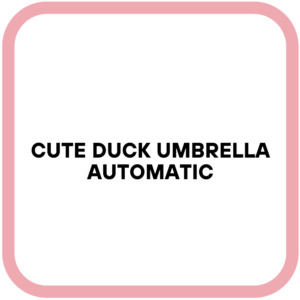Cute Duck Umbrella Automatic