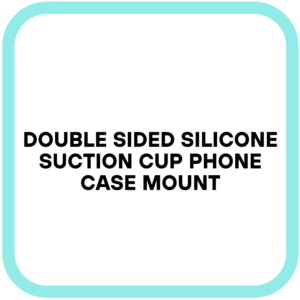 Double Sided Silicone Suction Cup Phone Case Mount