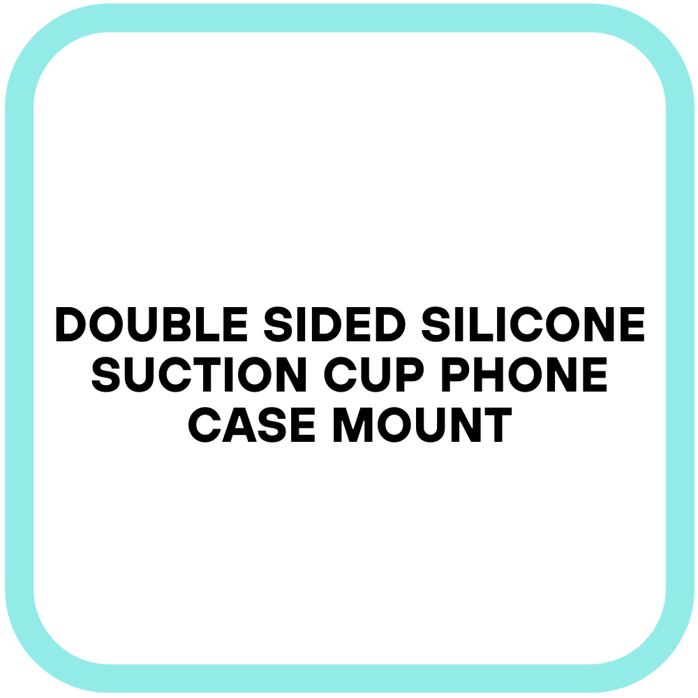 Double Sided Silicone Suction Cup Phone Case Mount
