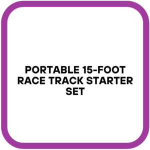 Portable 15-Foot Race Track Starter Set