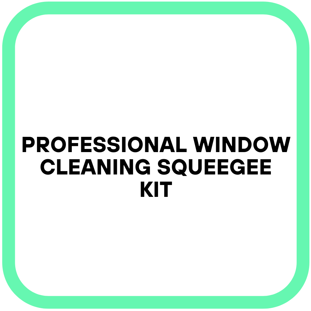Professional Window Cleaning Squeegee Kit