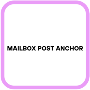 Mailbox Post Anchor