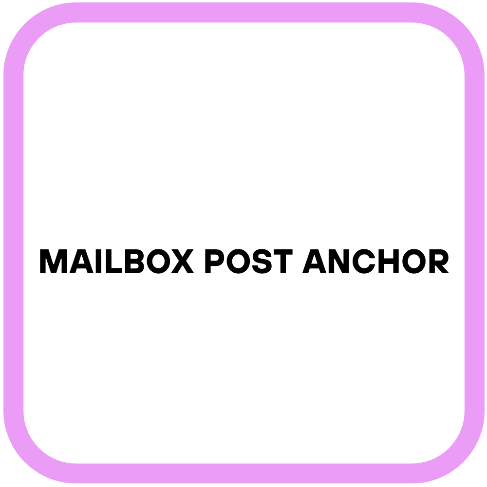 Mailbox Post Anchor