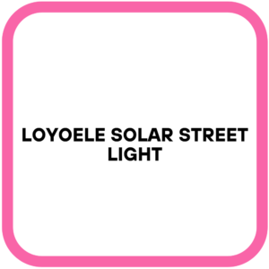 loyoele Solar Street Light