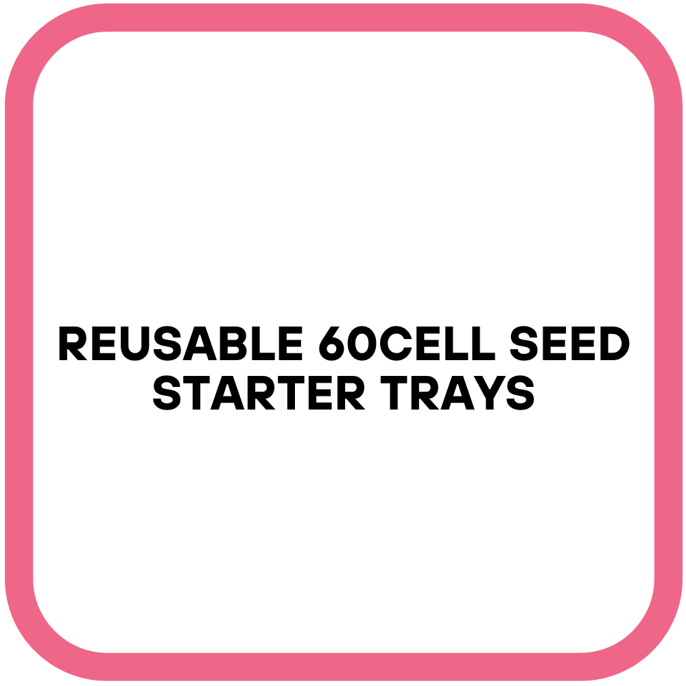 Reusable 60Cell Seed Starter Trays
