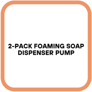 2-Pack Foaming Soap Dispenser Pump
