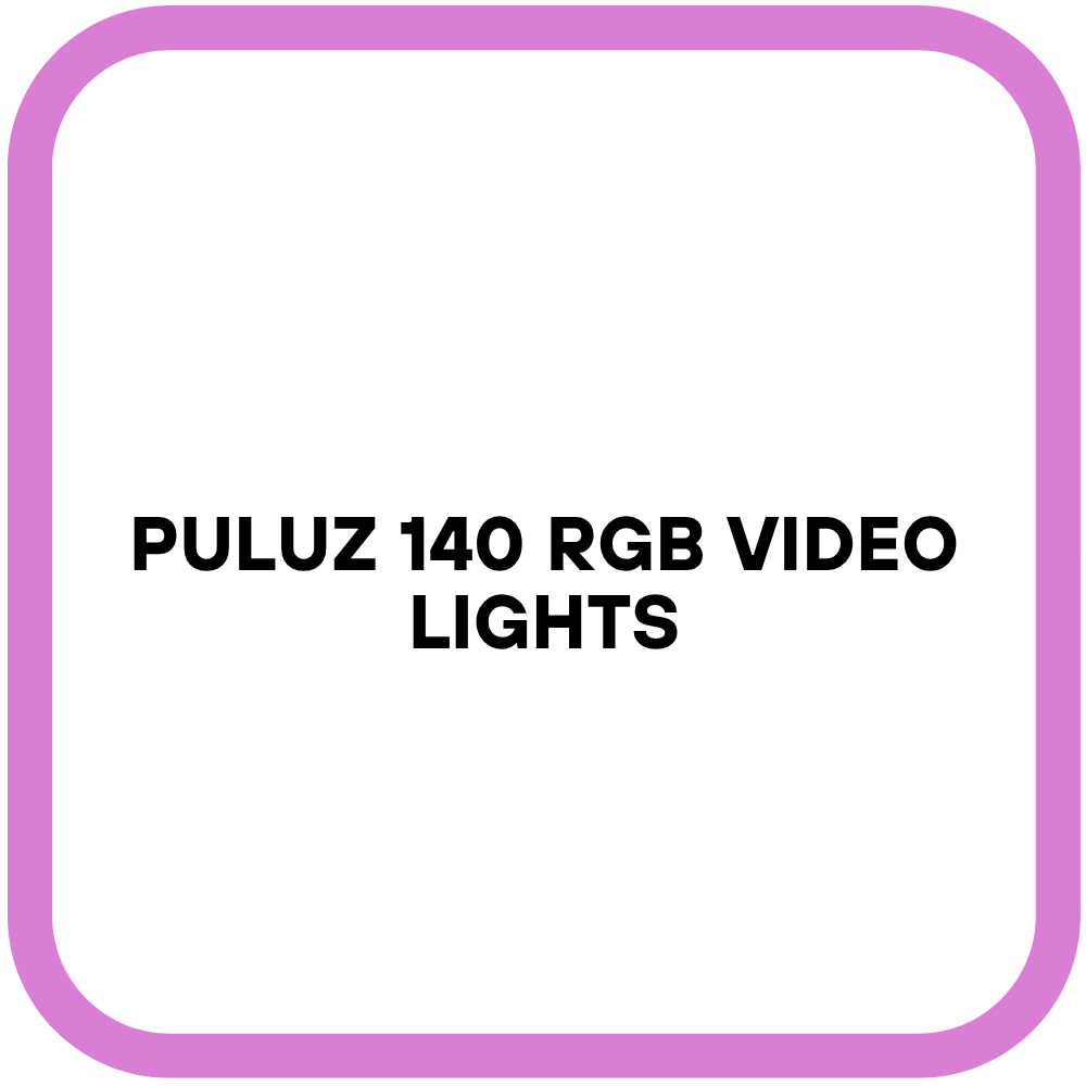 PULUZ 140 RGB Video Lights