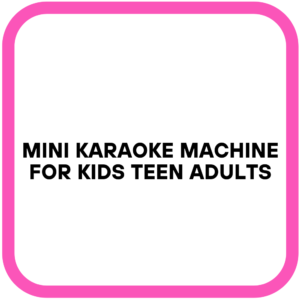 Mini Karaoke Machine for Kids Teen Adults