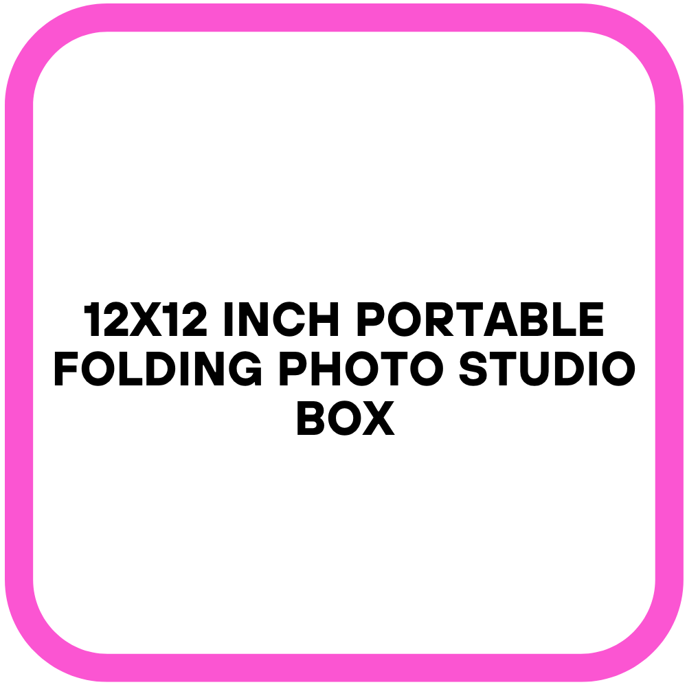 12x12 Inch Portable Folding Photo Studio Box