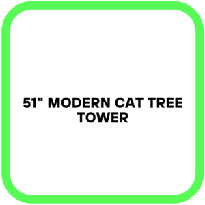 51" Modern Cat Tree Tower