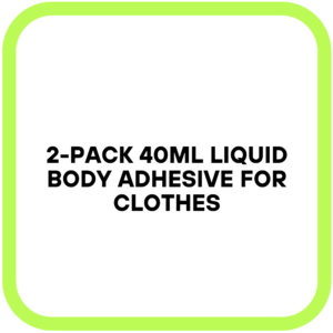 2-Pack 40ml Liquid Body Adhesive for Clothes