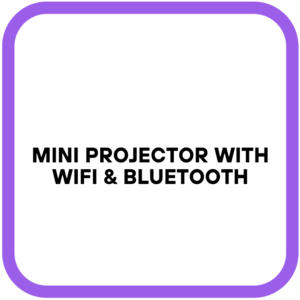Mini Projector with WiFi & Bluetooth