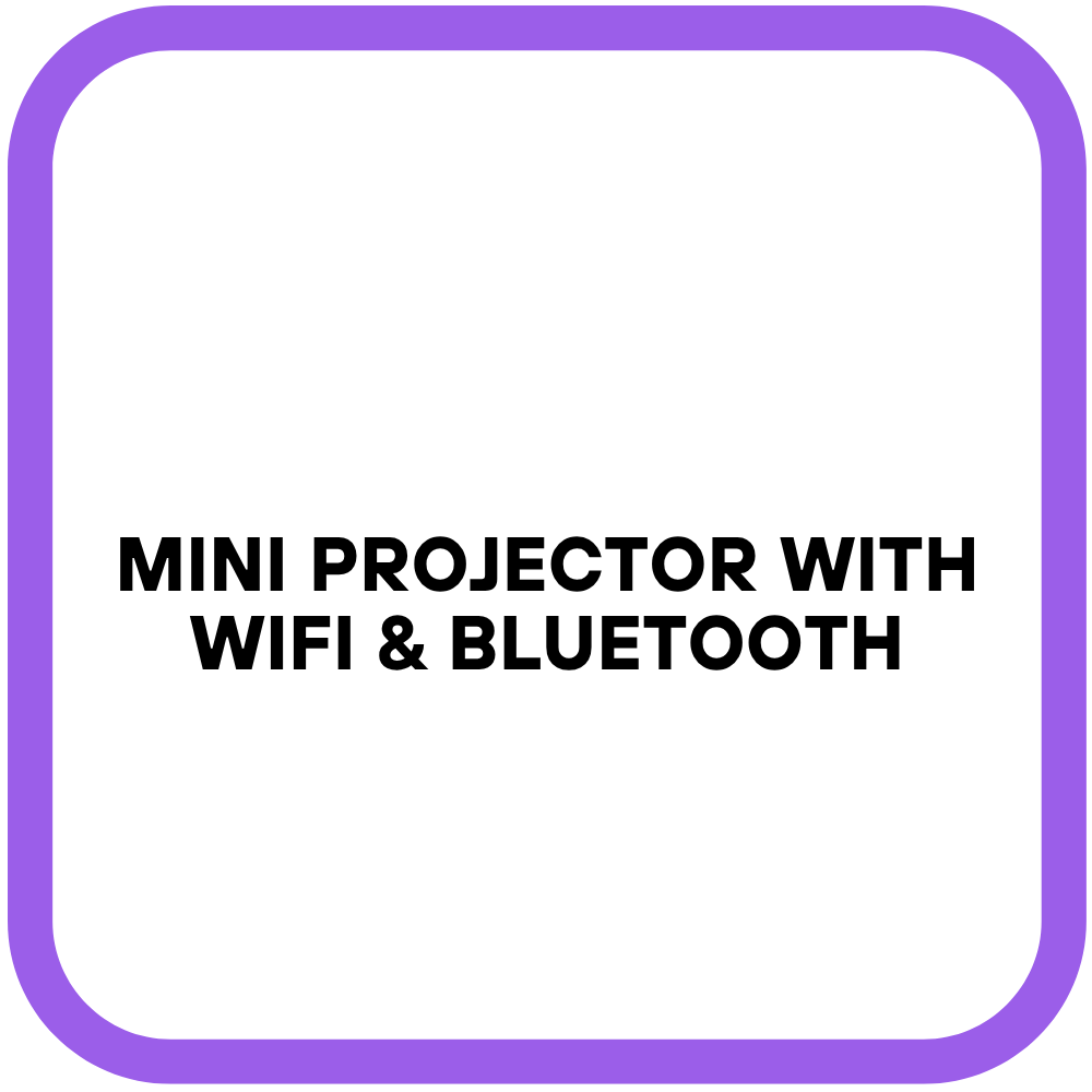 Mini Projector with WiFi & Bluetooth