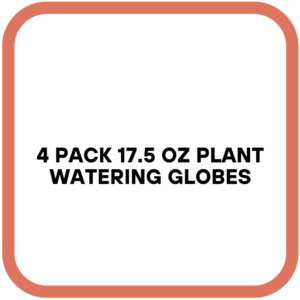 4 Pack 17.5 oz Plant Watering Globes