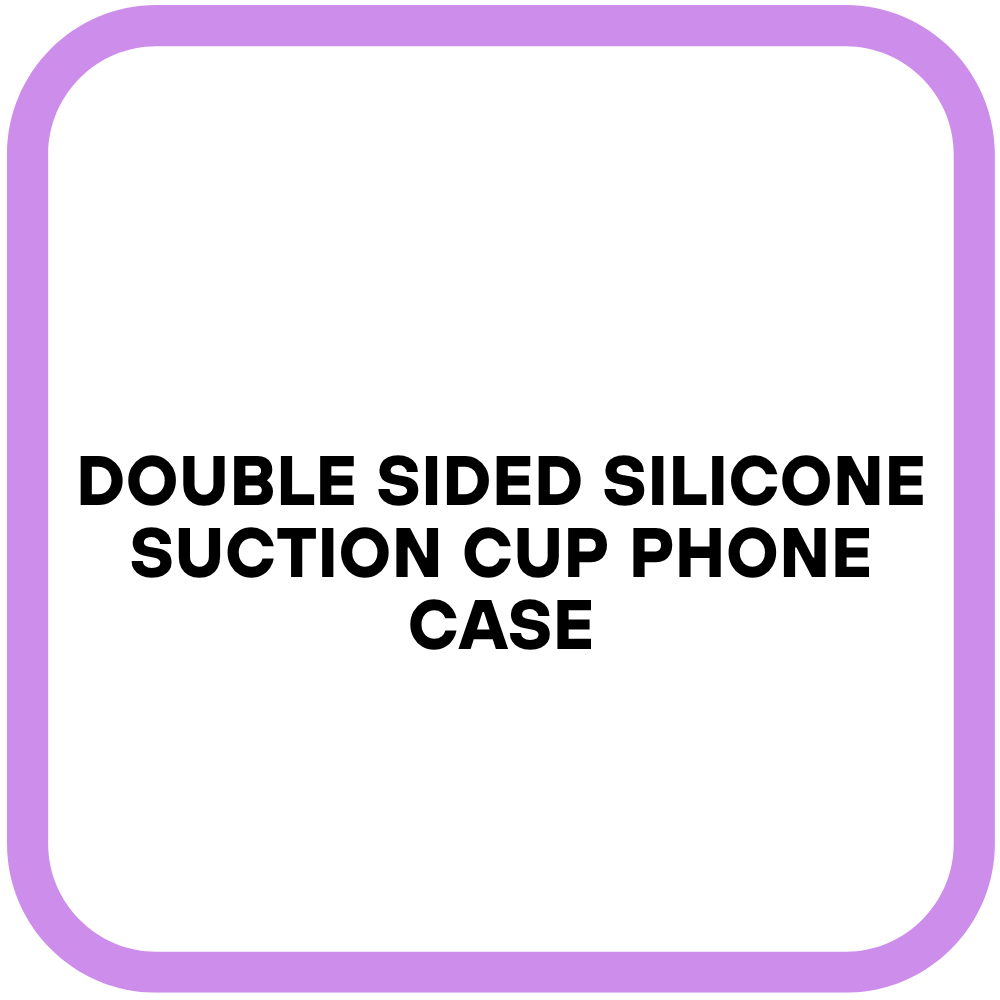 Double Sided Silicone Suction Cup Phone Case