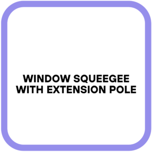 Window Squeegee with Extension Pole