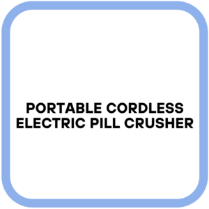 Portable Cordless Electric Pill Crusher