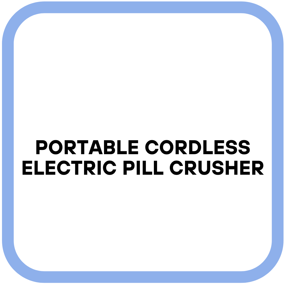 Portable Cordless Electric Pill Crusher