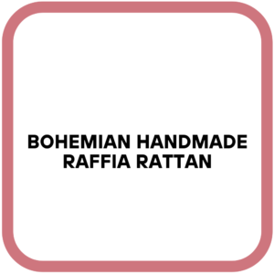 Bohemian Handmade Raffia Rattan