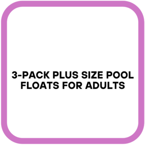 3-Pack Plus Size Pool Floats for Adults
