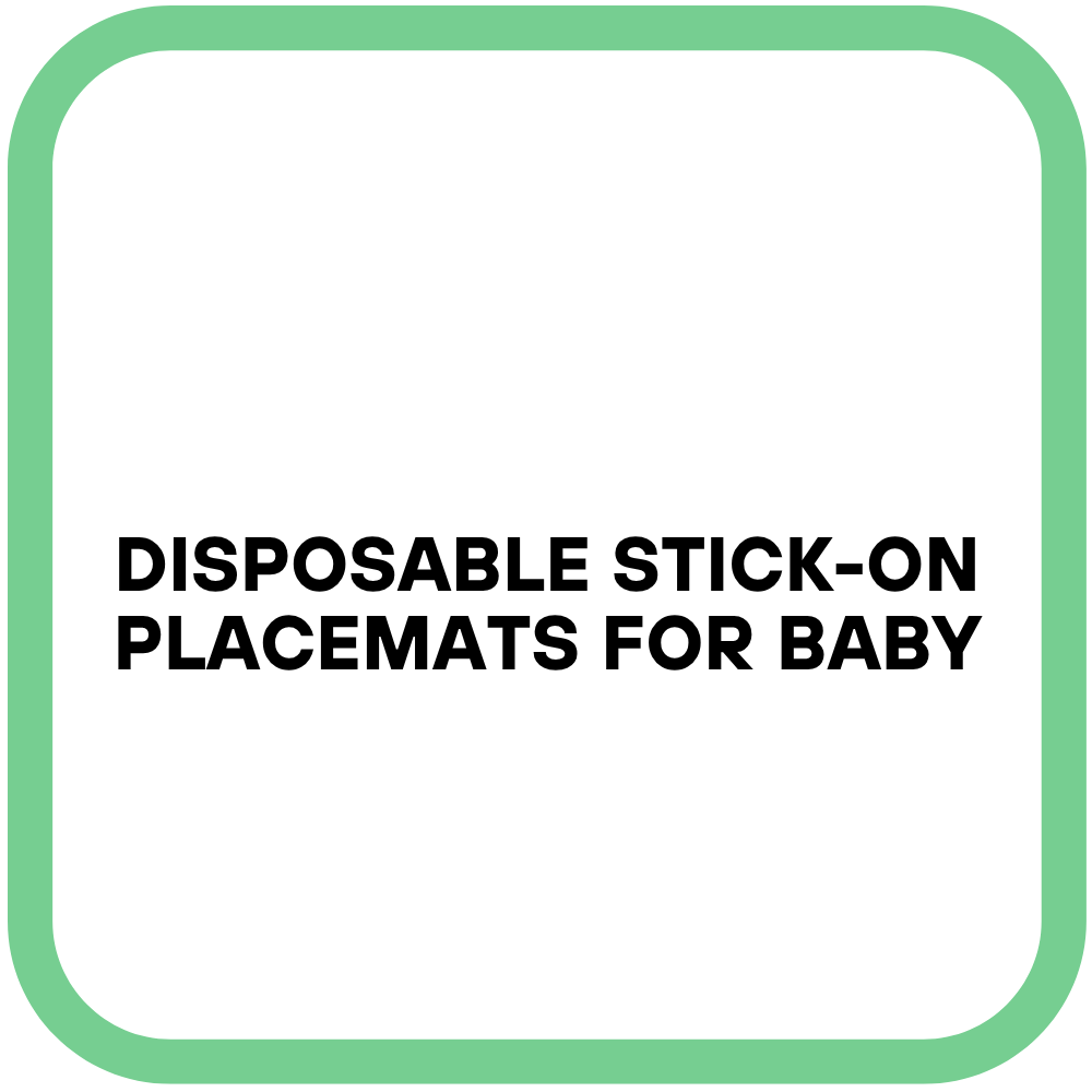 Disposable Stick-On Placemats for Baby
