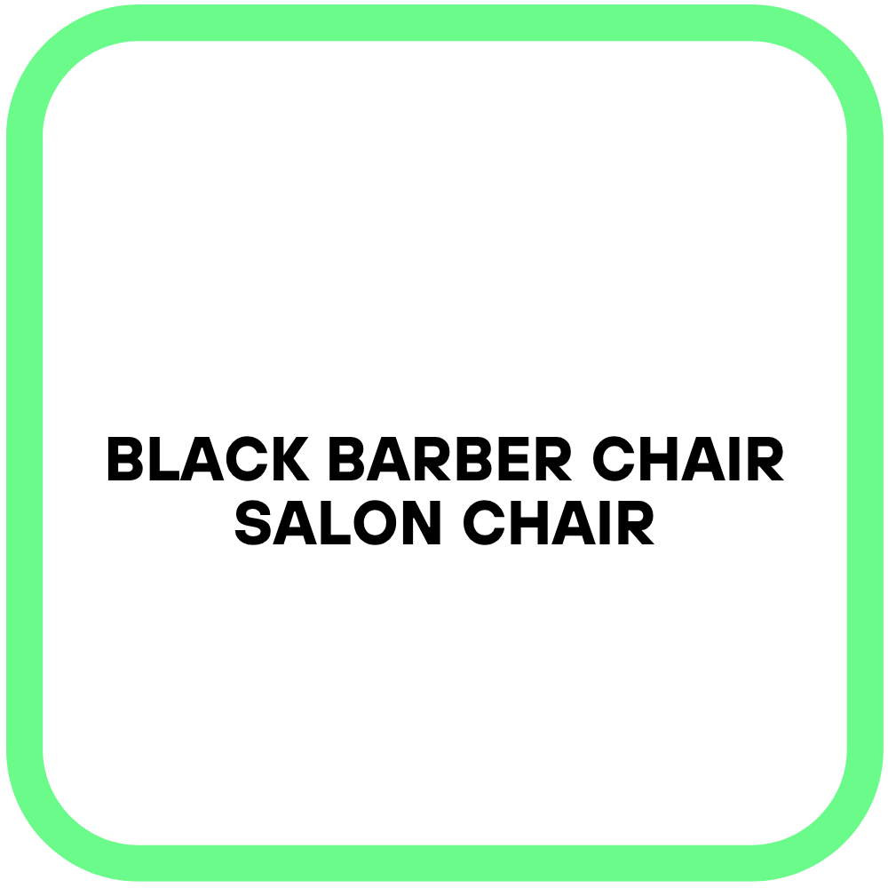 Black Barber Chair Salon Chair