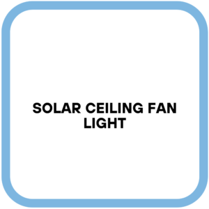 Solar Ceiling Fan Light