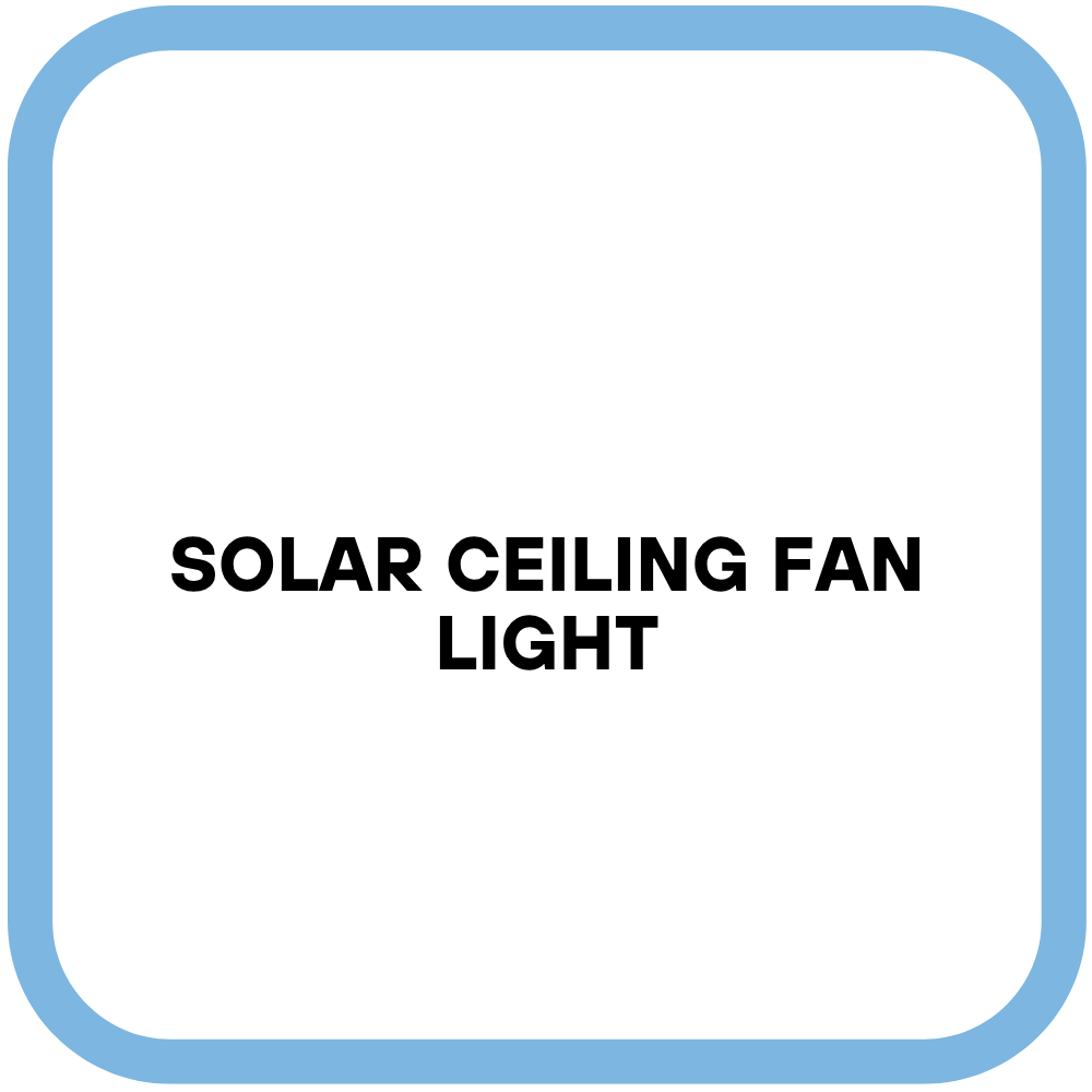 Solar Ceiling Fan Light
