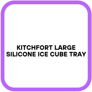 KitchFort Large Silicone Ice Cube Tray