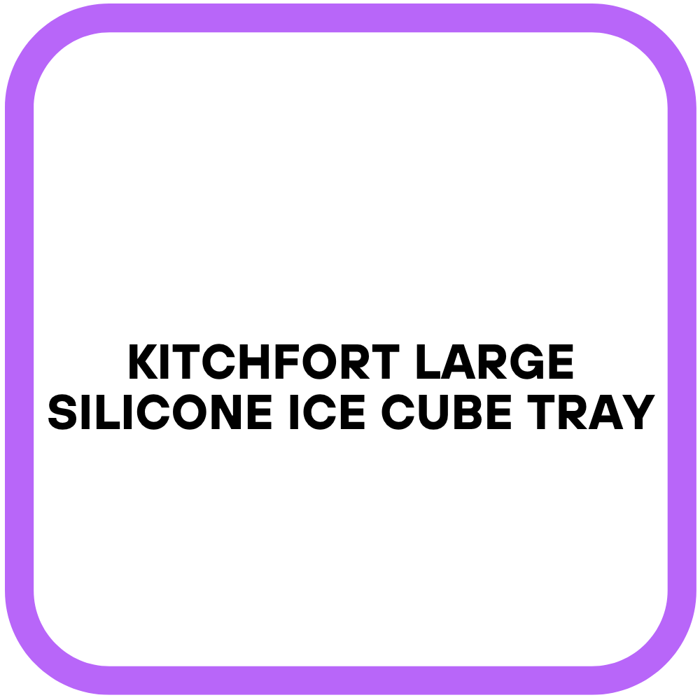 KitchFort Large Silicone Ice Cube Tray