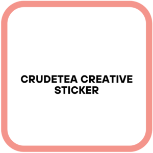 Crudetea Creative Sticker