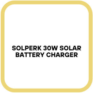 SOLPERK 30W Solar Battery Charger