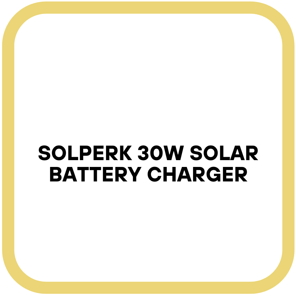 SOLPERK 30W Solar Battery Charger