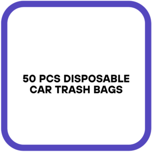 50 PCS Disposable Car Trash Bags