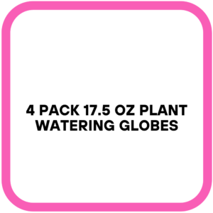 4 Pack 17.5 oz Plant Watering Globes