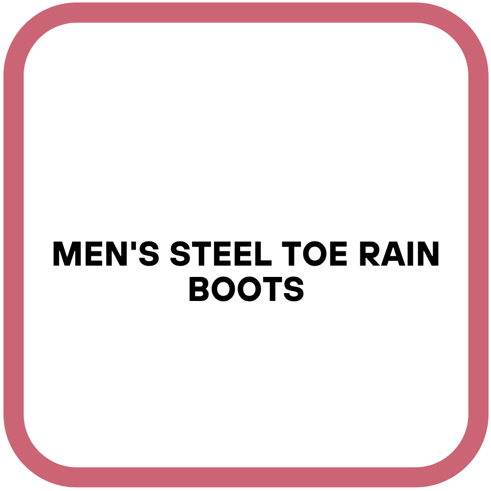 Men's Steel Toe Rain Boots