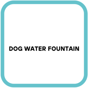 Dog water fountain