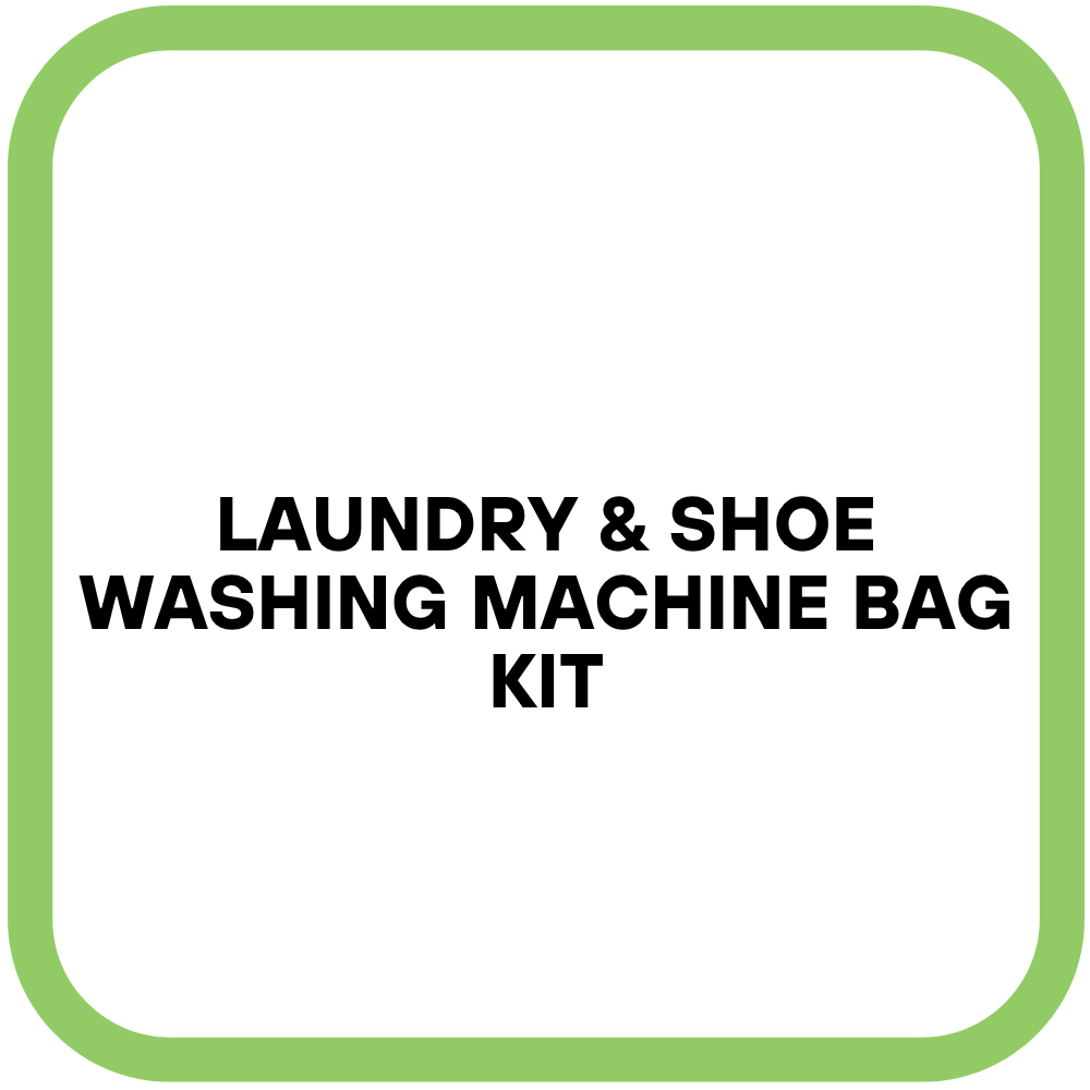 Laundry & Shoe Washing Machine Bag Kit