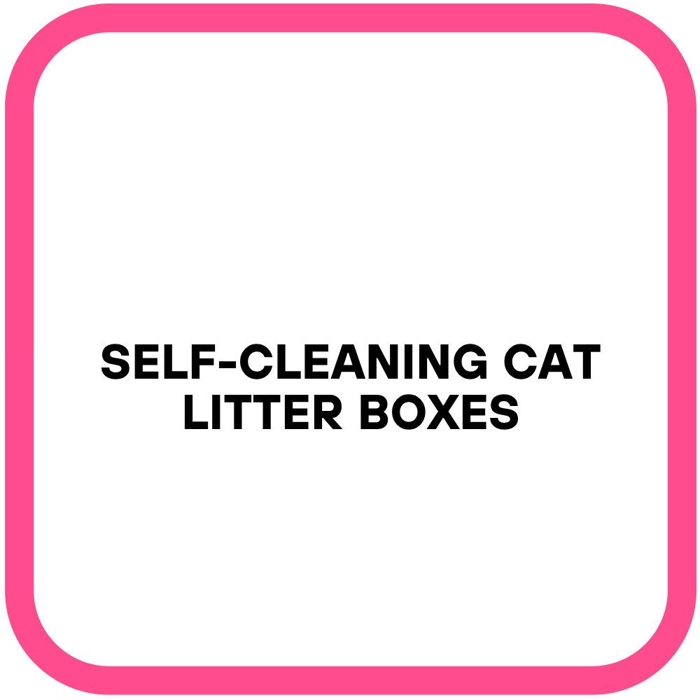 Self-Cleaning Cat Litter Boxes