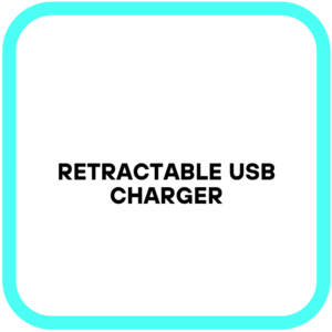 Retractable USB charger