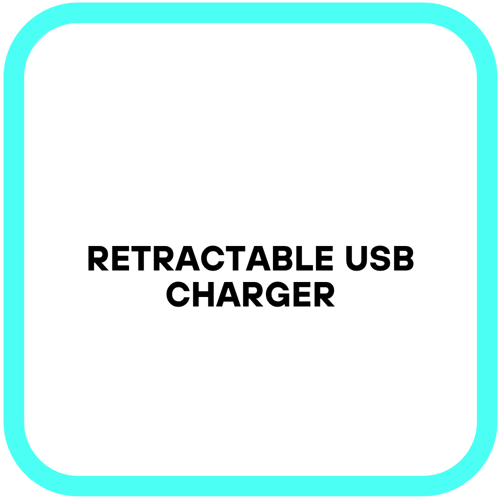 Retractable USB charger