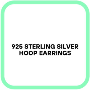 925 Sterling Silver Hoop Earrings