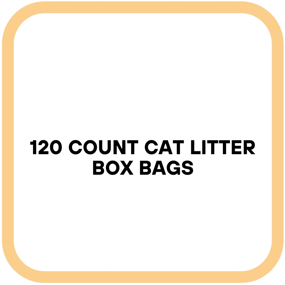 120 Count Cat Litter Box Bags