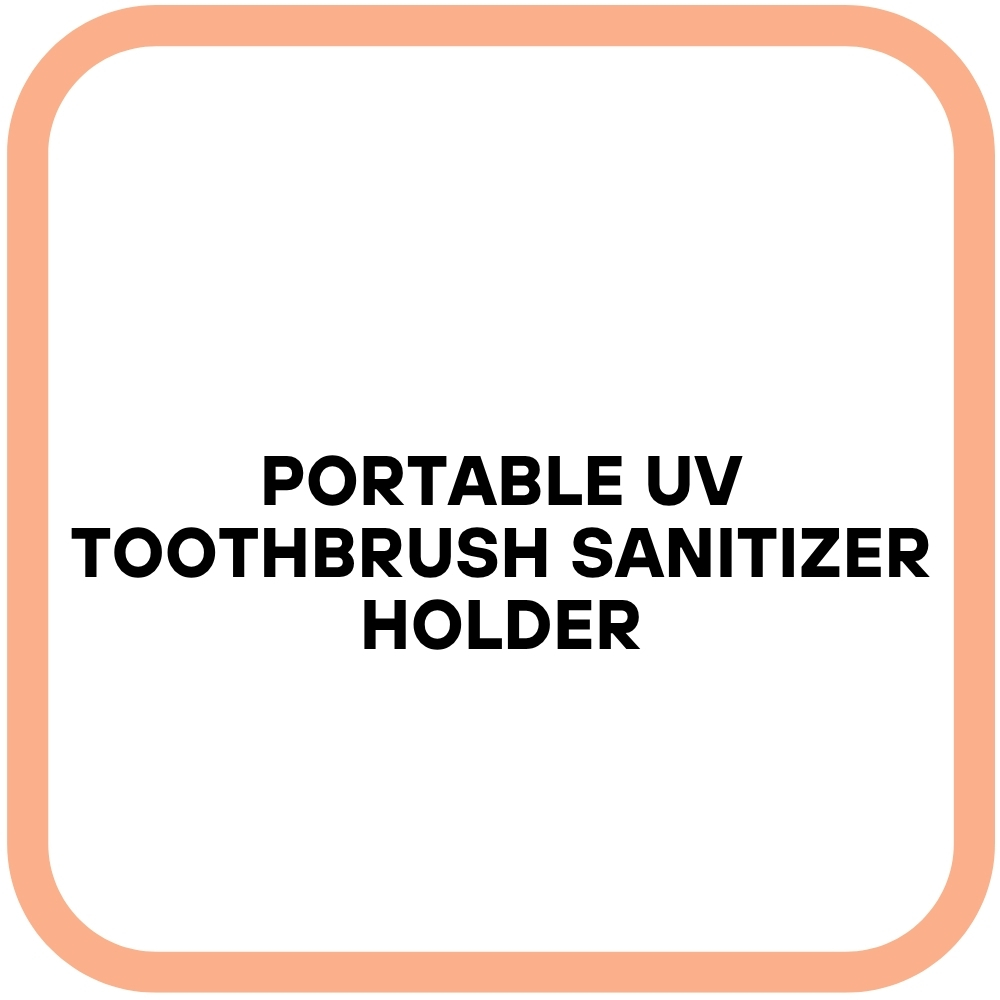 Portable UV Toothbrush Sanitizer Holder