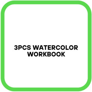 3Pcs Watercolor Workbook